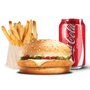 Jalapeno Cheese Burger Meal